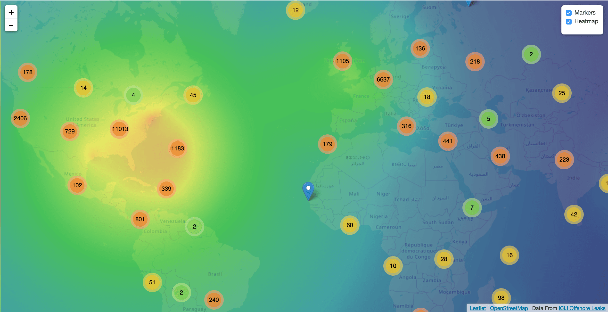 Geocoding Paradise Papers Addresses In Neo4j To Build Interactive Geographical Data Visualizations