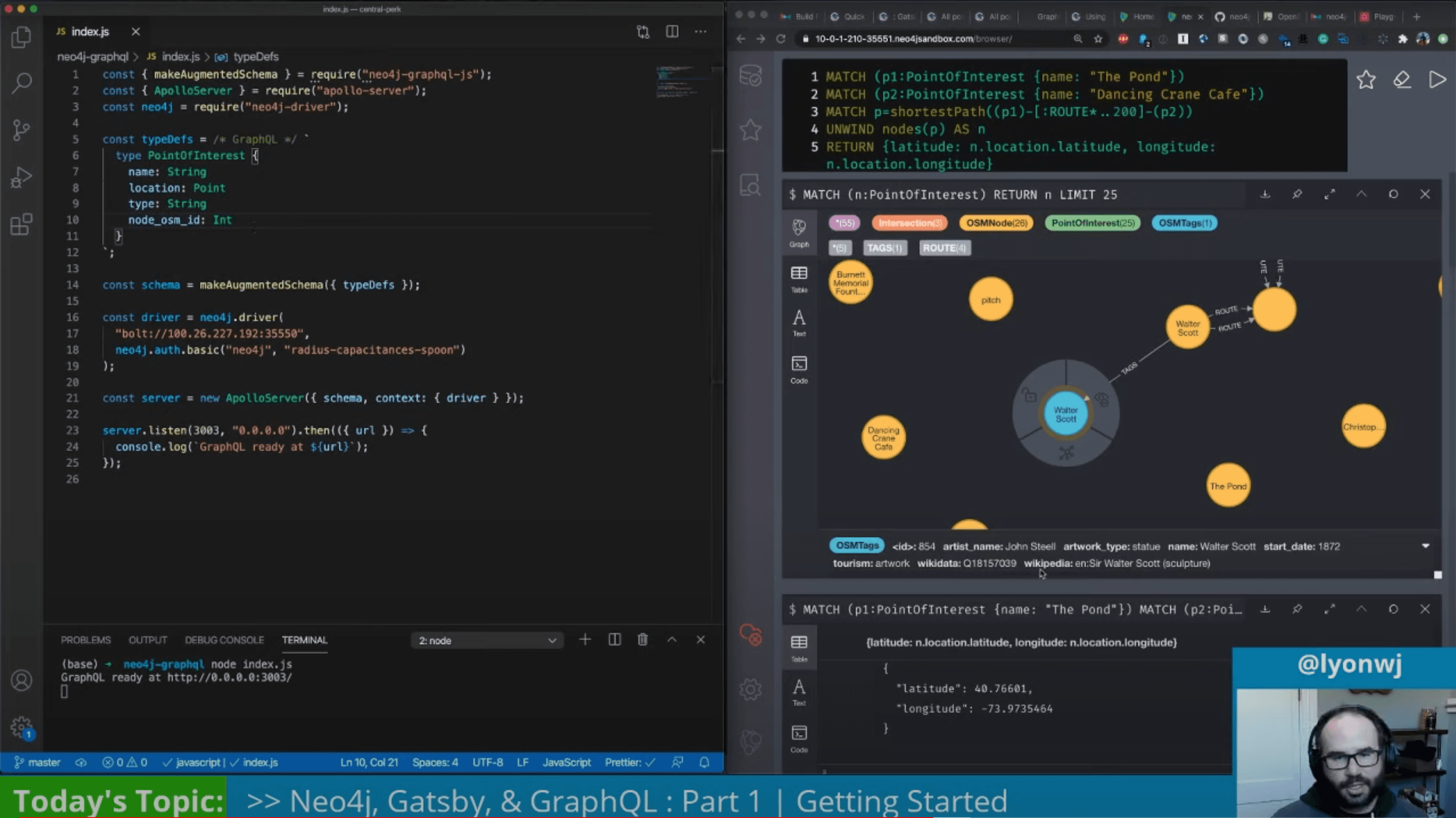 Getting started with Neo4j, Gatsby, and GraphQL